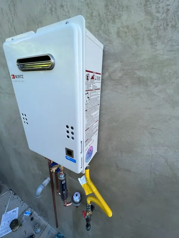 Tankless water heater installation for Sparks Glencoe homes